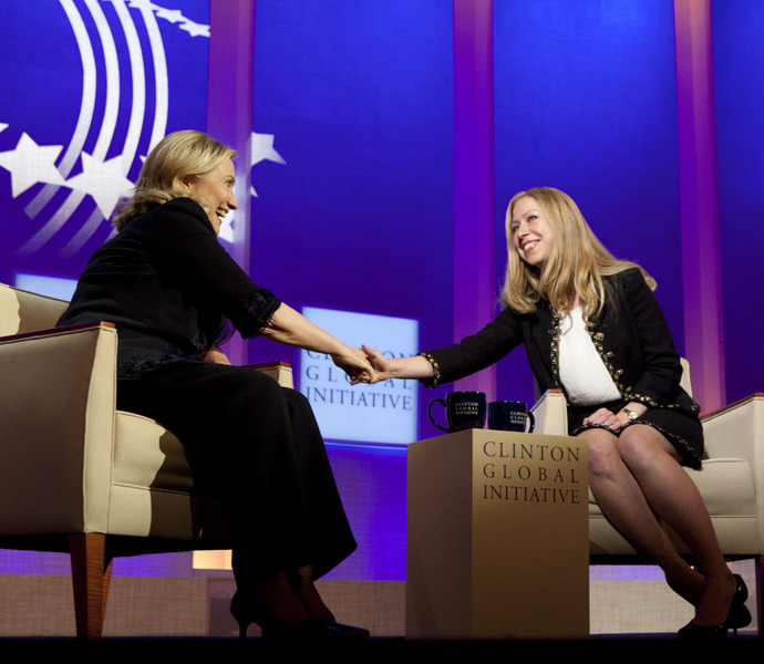 Clinton Global Initiative - Hillary Clinton, Chelsea Clinton