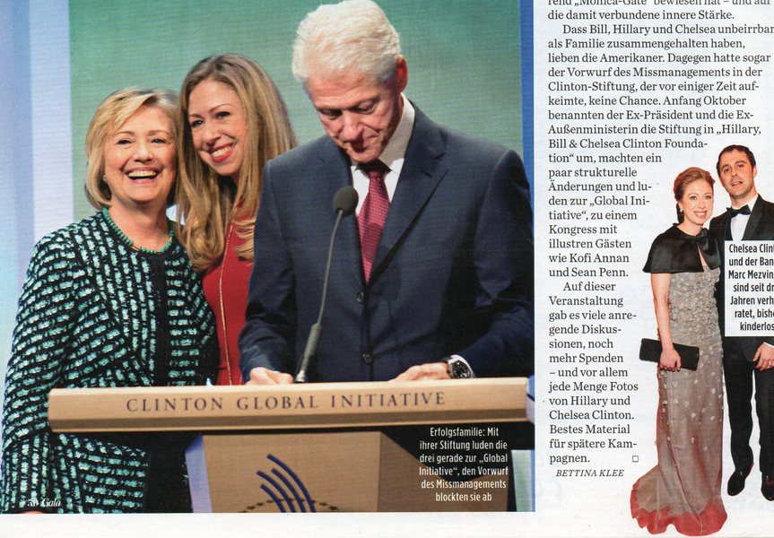 Gala Magazine 
Clinton Global Initiative 2013