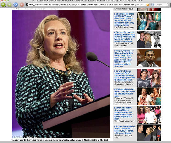 UK Daily Mail
Clinton Global Initiative 2013